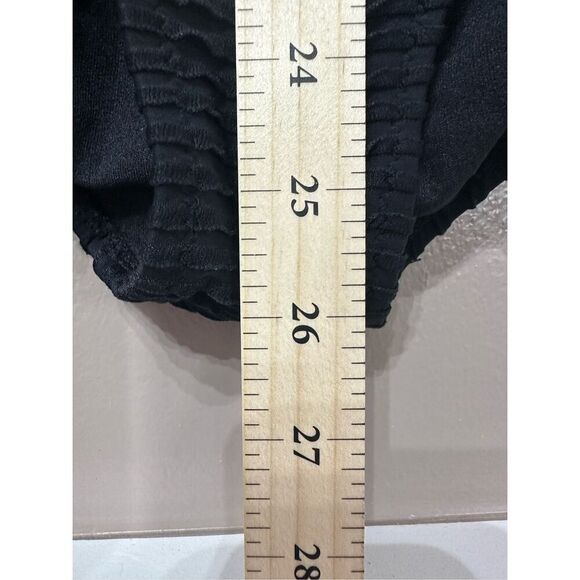 Gottex Blue Ribbed Black Built In Bra One Piece Swimsuit Women's Size 10 - Picture 8 of 11